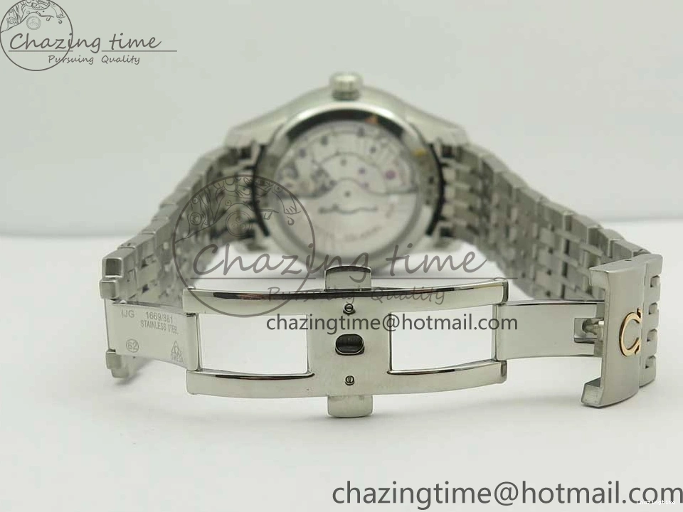 0512 De Ville Hour Vision 41mm SS VSF 1:1 Best Edition White Dial on SS Bracelet A8500 Super Clone Casual 7946